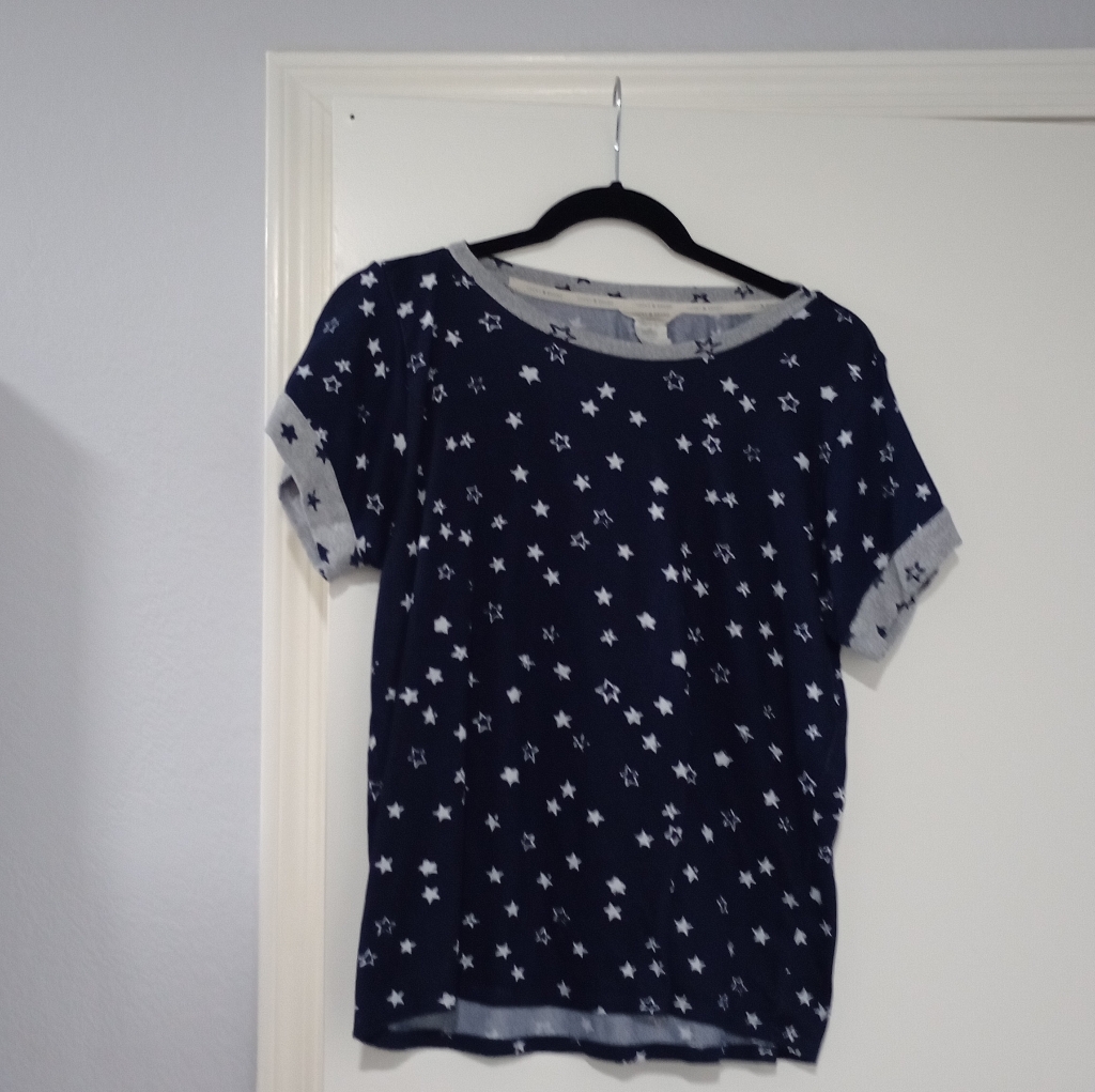 Lucky Brand Navy Star Sweater